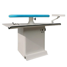 Industrial clothes ironing table inbuilt with steam generator clothes laundry machine sleeve vacuum ironing table